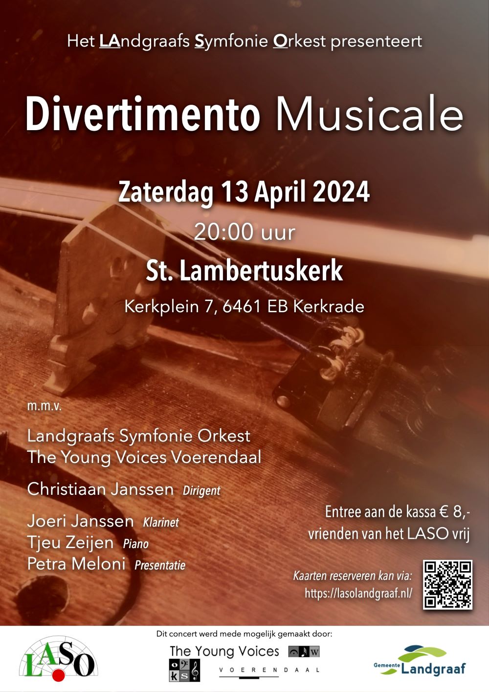 Concert samen met Landgraafs Symfonie Orkest (LASO)